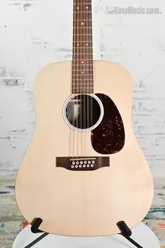 Акустическая гитара Martin DX2E 12-String Dreadnought Acoustic Electric Guitar Natural w/Gigbag