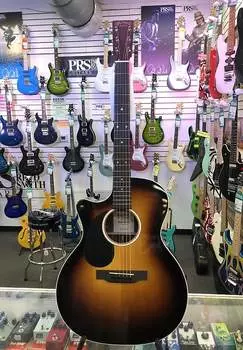 Акустическая гитара Martin GPC-13E Acoustic Guitar with Softshell Case, Burst - Left Handed