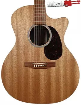 Акустическая гитара Martin GPC GPCX2E Satin Natural Ziricote Cutaway Acoustic Electric Guitar w/Gig Bag