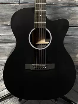 Акустическая гитара Martin OMC-X1E Black X-Series Acoustic Electric Guitar