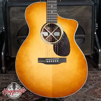 Акустическая гитара Martin SC-13E Special Burst Acoustic-Electric Guitar with Premium Soft Shell Case