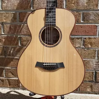 Акустическая гитара NAMM 2023 Taylor Custom Build first of 20: Grand Concert, Western Red Cedar/Figured Tasmanian Blackwood, 12-Fret