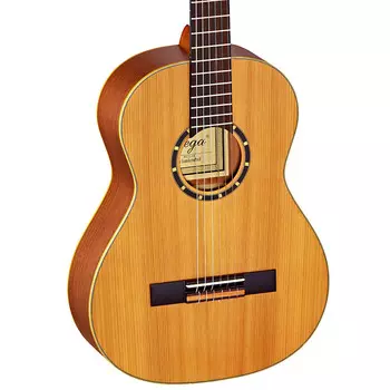 Акустическая гитара Ortega Family Series 1/2 Size Cedar Top Nylon Acoustic Guitar R122-1/2 w/GigBag