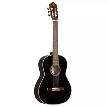 Акустическая гитара Ortega Family Series R221BK Classical Guitar 4/4, 52mm Nut, Deluxe Gig Bag, Left-Handed