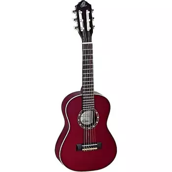 Акустическая гитара Ortega Guitars Family Series 1/2-Sized Nylon String Guitar in Gloss Wine Red w/ Gig Bag & Video Link