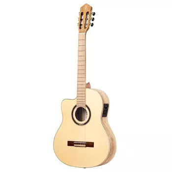 Акустическая гитара Ortega Guitars Thomas Zwijen Signature Nylon String A/E Guitar w/ Sig. Soft Case TZSM-3-L, Left Handed
