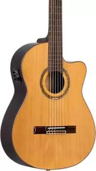 Акустическая гитара Ortega Performer Series Acoustic-Electric Classical Guitar, Natural w/ Gig Bag