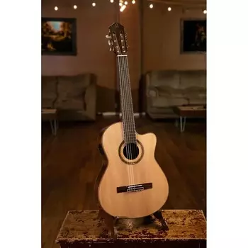 Акустическая гитара Ortega Performer Series RCE158MN, Solid Sitka Spruce Top, Walnut back & sides