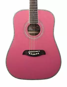 Акустическая гитара Oscar Schmidt OG1P-A 3/4 Dreadnought Acoustic Guitar. Pink