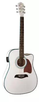 Акустическая гитара Oscar Schmidt OG2CEWH Dreadnought Cutaway Mahogany Neck 6-String Acoustic-Electric Guitar