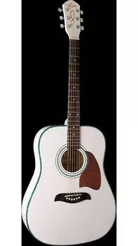 Акустическая гитара Oscar Schmidt OG2WH Dreadnought Size Select Spruce Top Mahogany Neck 6-String Acoustic Guitar-White