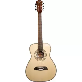 Акустическая гитара Oscar Schmidt OGHS 1/2 Size Steel String Acoustic Guitar, Natural