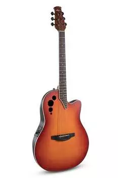 Акустическая гитара Ovation AE48-1I Applause Super Shallow Bowl Cutaway Body Spruce Top Nato Neck 6-String Acoustic-Electric Guitar w/Gig Bag