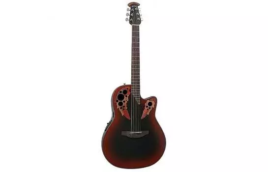 Акустическая гитара Ovation CE44-RRB Celebrity Mid-Depth Lyrachord Body 6-String Acoustic-Electric Guitar w/ABS Case