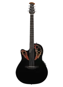 Акустическая гитара Ovation CE44L-5 Celebrity Elite Mid Depth Solid Spruce Top Nato Neck 6-String Acoustic-Electric Guitar w/Gig Bag For Left Handed Players