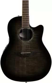 Акустическая гитара Ovation Celebrity Standard Plus Mid-Depth Acoustic-Electric Guitar - Trans Black