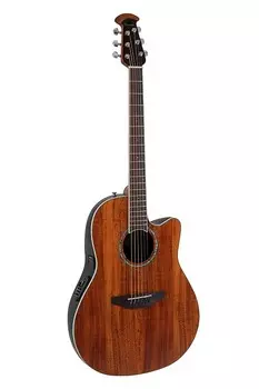 Акустическая гитара Ovation CS24P-FKOA Celebrity Plus Mid Cutaway Acoustic Electric Guitar - Figured Koa