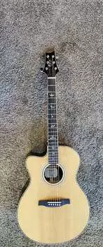 Акустическая гитара PRS SE Angelus A60E "Lefty" Acoustic-Electric Guitar, Natural | Includes Hardshell Case