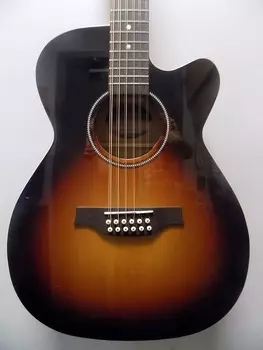 Акустическая гитара Seagull S12 CH CW Spruce Sunburst GT Presys II 12-String Acoustic Electric Guitar