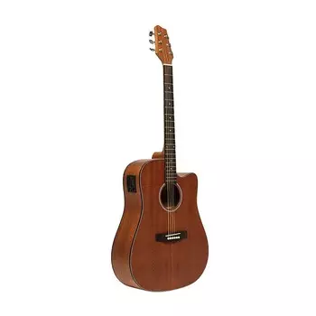 Акустическая гитара Stagg Acoustic Electric Dreadnought Cutaway Guitar - SA25 DCE MAHO