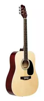 Акустическая гитара STAGG Natural dreadnought acoustic guitar with basswood top