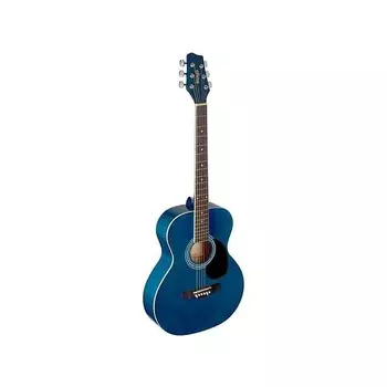 Акустическая гитара Stagg SA20A BLUE Auditorium 4/4 Size Basswood Top & Back/Sides Nato Neck 6-String Acoustic Guitar