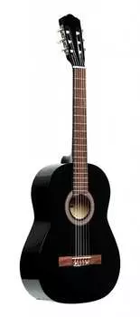 Акустическая гитара STAGG SCL50-BLK 4/4 CLASSICAL GUITAR WITH LINDEN TOP, BLACK