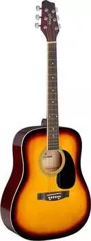 Акустическая гитара Sunburst dreadnought acoustic guitar with basswood top