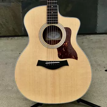 Акустическая гитара Taylor 214ce Koa, Natural Spruce Top