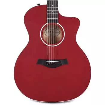 Акустическая гитара Taylor 214ce-RED Deluxe Grand Auditorium Sitka/Maple Red ES2