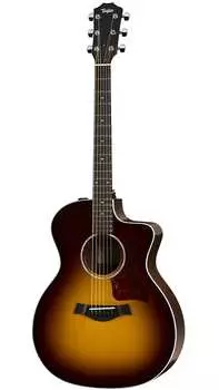 Акустическая гитара Taylor 214ce-SB DLX Sunburst Deluxe Acoustic/Electric Guitar with Hardshell Case