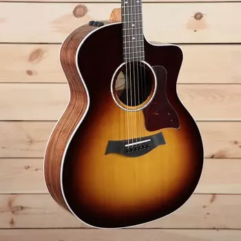 Акустическая гитара Taylor 214ce-SB DLX - Tobacco Sunburst - 2202122043