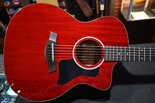 Акустическая гитара Taylor 224ce DLX LTD - Trans Red #3285