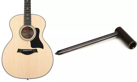 Акустическая гитара Taylor 314 - комплект из натурального сапеля с ключом для анкерной штанги Taylor - стальная струна A302002000000032093=1 1316-09=1