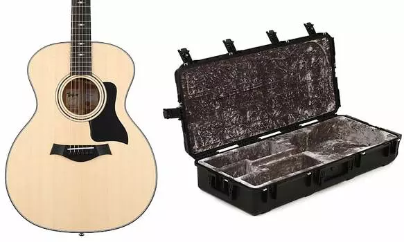 Акустическая гитара Taylor 314 - комплект из натурального сапеля с водонепроницаемым чехлом для акустической гитары SKB 3i-4217-18 iSeries - черный Taylor + SKB A302002000000032093=1 3i-4217-18=1