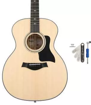 Акустическая гитара Taylor 314 - комплект Natural Sapele с комплектом для измерения и регулировки шейки анкерного стержня MusicNomad для гитар Taylor Taylor + MusicNomad A302002000000032093=1 MN610=1