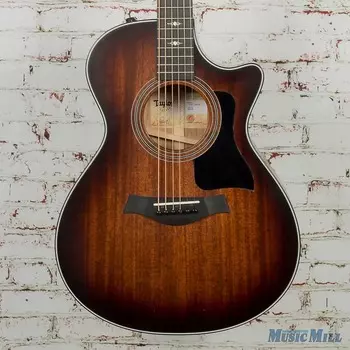 Акустическая гитара Taylor 322ce Acoustic Electric Guitar Shaded Edgeburst, Tasmanian Blackwood Back and Sides