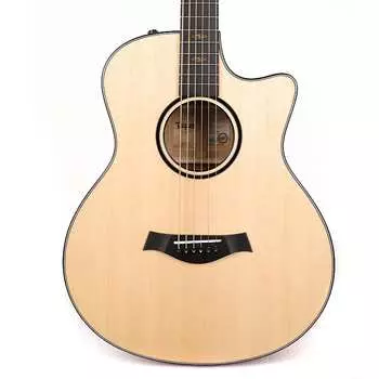 Акустическая гитара Taylor Custom Shop Baritone Grand Symphony Lutz Spruce and Black Limba
