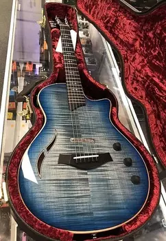 Акустическая гитара Taylor T5z Pro Urban Ash Arm Rest Acoustic Electric with Case, Harbor Blue