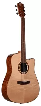 Акустическая гитара Teton 110 Acoustic Guitar Ovangkol Dreadnought, Cutaway & Electronics