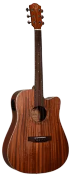 Акустическая гитара Teton STS103CENT-OP Dreadnought Cutaway Solid Mahogany Top Wood 6-String Acoustic-Electric Guitar