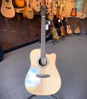 Акустическая гитара Teton STS160ZICENT Spruce/Ziricote Dreadnought with Electronics 2020's - Natural