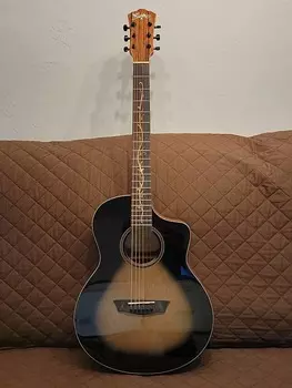 Акустическая гитара Washburn BTS9VCECH Bella Tono Select Spruce Top Okoume Neck 6-String Acoustic-Electric Guitar