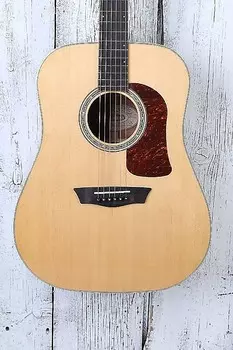 Акустическая гитара Washburn D100SWE Dreadnought Acoustic Electric Guitar with Hardshell Case