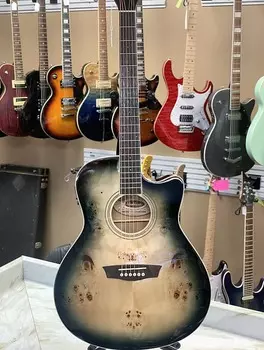 Акустическая гитара Washburn Deep Forest Burl Black Fade