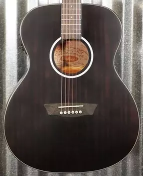 Акустическая гитара Washburn Deep Forest Ebony FE Acoustic Electric Guitar DFEFE-U #5956