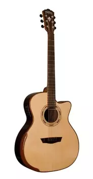 Акустическая гитара Washburn G25SCE Comfort Deluxe 25 Series Grand Auditorium Cutaway Acoustic Electic Guitar. Natural Item ID: WCG25SCE-O-U