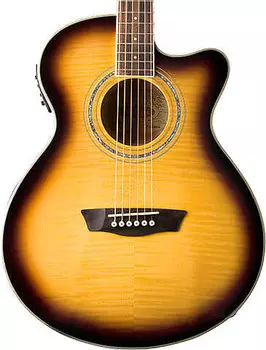 Акустическая гитара Washburn Guitars Festival EA15 Mini-Jumbo Acoustic/Electric Guitar
