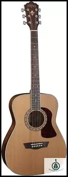 Акустическая гитара Washburn Heritage 10 Series, Folk, Solid Cedar Top, Mahogany Back & Sides HF11S, Free Shipping