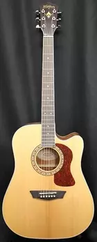 Акустическая гитара Washburn Heritage HD-10SCE Dreadnought Acoustic-Electric Guitar Natural